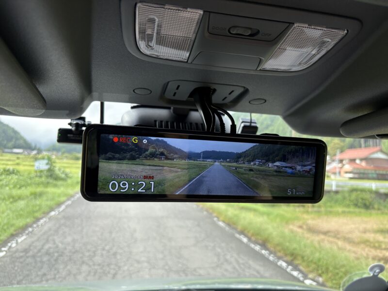 N-VAN e:のFM-003施工後のCOMTEC ZDR-880Mリアカメラ映像